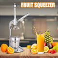 Miniatyrbild 2 av 7: Hand Press Juicer Maskin Professionell Citrus Juicer Hand Press Citrus Squeezer Machine Rostfritt Stål Citron Juicer