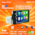 Miniatyrbillede 2 af 2: ND2 Universal 1Din Bil Radio Stereo 7tommer HD Touch Screen Multimedia Playe