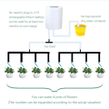 Miniatyrbilde 4 av 9: 8 Hoder Automatisk Vanning Pumpe Kontroller Plante Blomst Hjem Sprinkler Drypp Vanning Enhet Pumpe Timer System Hage Verktøy