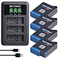 Miniatyrbilde 5 av 9: GoPro Hero 8 hero 7 hero8 Svart Batteri GoPro 5 Hero 6 Batteri Akkus  + LED  USB lader