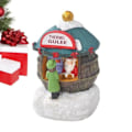 Miniatyrbilde 2 av 9: Jul pynt snø hus landsby harpiks snø landsby pynt juletema håndverk