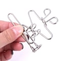 Miniatyrbillede 4 af 5: Calabash-formet IQ Test Metal Wire Puslespil Brain Teaser Spil for Voksne Børn Wire Diameter 2,5 mm