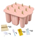 Miniatyrbillede 7 af 7: Popsicle  Is Værktøj med Træpinde Silicone Skimme Sæt