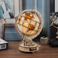 Miniatyrbilde 2 av 6: Lysende 3d Puslespill Globe med LED Lys
