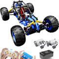 Miniatyrbillede 1 af 4: Elektrisk Byggeklodser Bil Teknisk RC off-road racing lastbil APP programmering fjernbetjening køretøj