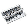 Miniatyrbillede 2 af 5: 4 Strenge Hardtail Bridge For Precision Jazz Bas Chrome 201B-4 Badass