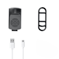 Pikkukuva 7 / 7: Polkupyörä sähkö kello pyörä USB lataus torvi MTB maasto pyörä varoitus turvarengas vedenpitävä kello