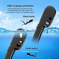 Miniatyrbilde 4 av 8: Full Ansikt Snorkel Maske 180°Panoramic View Silikon Tørr