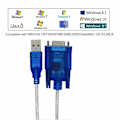 Pikkukuva 4 / 7: USB RS232 COM portti sarja portti 9 nasta DB9 kaapeli sarja sovitin muunnin