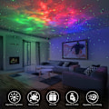 Miniatyrbilde 7 av 9: Stjerne Projektor Lys Fargerik Tåke Sky Natt Lys Dynamisk Galaxy Stjerne Natt Lys