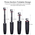 Miniatyrbilde 4 av 7: Forleng Gopro Vlog Stativ Mini Portable Stativ for Gopro Hero 11 10 9 8 7 6 5