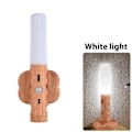 Miniatyrbillede 8 af 8: Træ LED Nat Lys Trådløs Type-c USB LED Væg Lampe Køkken Skab Lys Skab Lys