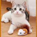 Miniatyrbild 5 av 7: Smart Katt Leksak Interaktiv Löpning Mus Katt Teaser Fjäder Leksaker Elektrisk Slumpmässigt Rörelse Simulering Möss