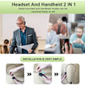Miniatyrbillede 4 af 7: Trådløs Mikrofon Headset,Trådløs Mic til Fitness, LED Display165FT Rang, for Forstærker Højttaler