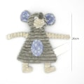Miniatyrbilde 9 av 10: Plysj ring papir kjæledyr hund knirking leketøy for små hunder chihuahua rengjøring tenner valp leker