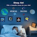 Miniatyrbild 2 av 7: Digital foto ram alarm klocka med pixel konst programmerbar LED display, neon ljus skylt