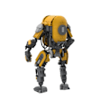 Miniatyrbillede 4 af 6: Space Wars Haxion Brood Bounty-Hunter Robot Building Block Kit DIY Film Figur Samling Brick Model Legetøj