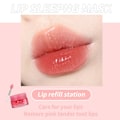 Miniatyrbillede 2 af 6: 1 stk nat sovende vedligeholdelse fugtgivende læbe gloss blegemiddel creme anti aldring reparation læber maske