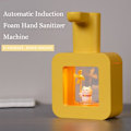 Miniatyrbild 2 av 9: Automatisk sensor skum tvål dispenser vägg monterbar uppladdningsbar tecknad skum maskin