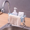 Miniatyrbillede 6 af 7: Køkken vask svamp plastic opbevaring stativ opvask afløb sæbe børste arrangør køkken badeværelse tilbehør