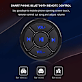 Miniatyrbillede 3 af 7: Trådløs Bluetooth Fjernbetjening Controller Medie knap