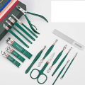 Miniatyrbillede 3 af 4: 16 stykker Negle Cutter Set Rustfrit Stål Negle Clippers Set