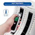 Miniatyrbillede 6 af 8: 2 IN 1 Foldbar 7 Farve LED Photon 30-60℃ Opvarmning Threapy Face&Body Maske Machine Salon