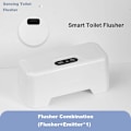 Miniatyrbillede 8 af 10: Automatisk Toilet Skyl Knap Induktion Toilet Skylning Ekstern Infrarød Skyl Smart Hjem Kit Smart Toilet Skylning Sensor