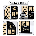 Miniatyrbilde 3 av 7: Akryl Ramadan Nedtelling Kalender Ornamenter Gaver Eid Mubarak Ramadan Dekor