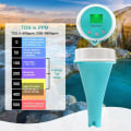 Miniatyrbilde 7 av 7: 6 I 1 Vann Kvalitet Detektor PH EC TDS ORP Temperatur Bassenger Vann Kvalitet Tester