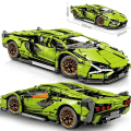 Miniatyrbild 3 av 8: Teknisk Bygg block Racing Bil Statisk Modell Eller Fjärrkontroll El RC Bil Version Valfritt Konstruktion leksaker
