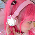 Pikkukuva 2 / 8: Söpö Bluetooth Kuulokkeet Langattomat Kuulokkeet Anime sarjakuva Stereo Kuulokkeet