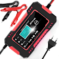 Miniatyrbilde 1 av 9: Full Automatisk Bil Batteri lader 12V Display Smart Batteri lader Power Puls Reparasjon ladere
