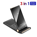 Pikkukuva 4 / 8: Langaton laturi 3 1 iPhone 13 12 11 Pro MAX XR X 8 taitettava lataus telakka asema