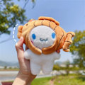 Miniatyrbilde 3 av 7: Nøkkelring Søt Cinnamoroll Plysj Leker Nøkkelring Anime Fylt Plushie Dukke Anheng Nøkkelringer