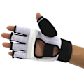 Miniatyrbillede 4 af 4: Halv finger boksning handsker taekwondo handsker fod beskytter