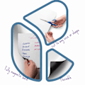 Miniatyrbillede 2 af 6: A3+A4 Magnetisk Tør Slet Tavle Køleskab Markører Whiteboard Marker