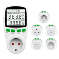 Miniatyrbilde 1 av 9: Elektrisitet Strøm Måler Wattmeter LCD Energi Måler Socket Elektrisk Tester