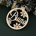 Miniatyrbillede 6 af 9: Custom Jule Tree Baubles Jule Tree Decor Personalized Ornament