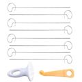 Miniatyrbild 6 av 7: Spiral Potatis Cutter Twisted Slice Potatis Tower Whirlwind Potatis Cut 10PC set