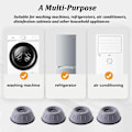 Miniatyrbillede 4 af 7: 4 dele Anti Vibration Vaske Maskin Puds Anti-slip Møbler Fødder Pad Køleskab Universal Støtte Base måtte Dæmpere Stativ