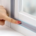 Miniatyrbillede 2 af 7: 2M grå bærbar dør vindue forsegling strimler pu skum selv klæbende tape vandtæt støvtæt forsegling tape