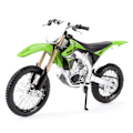 Pikkukuva 1 / 6: Kawasaki KX 450F Green Die Cast ajoneuvot keräily harrastukset moottoripyörä malli lelut