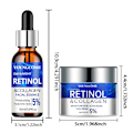 Miniatyrbild 1 av 7: Retinol Kräm Serum Kombinationsset för Ansiktsvård Återfuktar