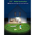 Miniatyrbilde 4 av 8: Vanntett Solar drevet Utendørs Lys Bevegelse Sensor 2000LM 350 LED