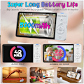 Miniatyrbillede 4 af 6: 5''IPS Skærm Pan-Tilt-Zoom Kamera Video Baby Monitor med 30-timers batteri 2-Way Talk Nat Vision