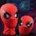 Miniatyrbilde 3 av 7: Hjem Hodeplagg Cosplay Moving Øyne Maske Spider Man 1:1 Fjernkontroll Elastisk Maske