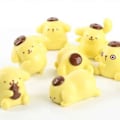 Miniatyrbild 6 av 8: Sanrio Pompom Purin Melodi Lilla Tvillingstjärna Tecknad film Modell Dekoration Montering Leksaker