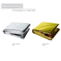 Miniatyrbillede 4 af 6: Rescue Emergency Tæppe Udendørs Udendørs Camping Portable Rescue Emergency Isolering Tæppe