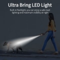 Miniatyrbilde 7 av 7: Automatisk uttrekkbar hund bånd LED lysende ledende mote lys stropper